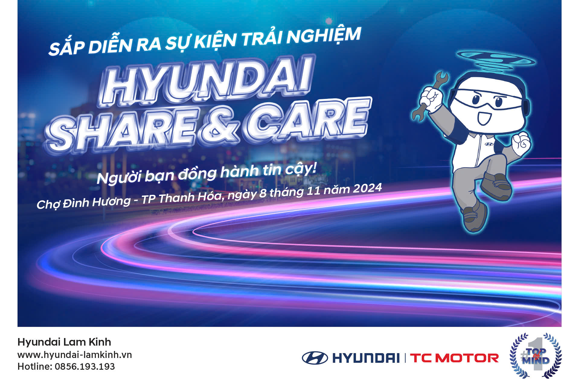 BÙNG NỔ SỰ KIỆN HYUNDAI CARE & SHARE TẠI CHỢ ĐÌNH HƯƠNG NGÀY 08/11/2024 CÙNG HYUNDAI LAM KINH